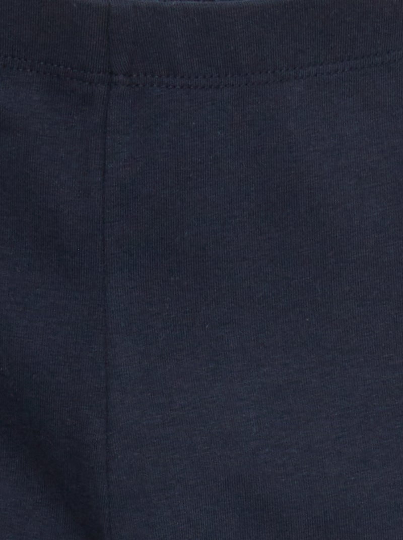 Legging largo y elástico azul - Kiabi