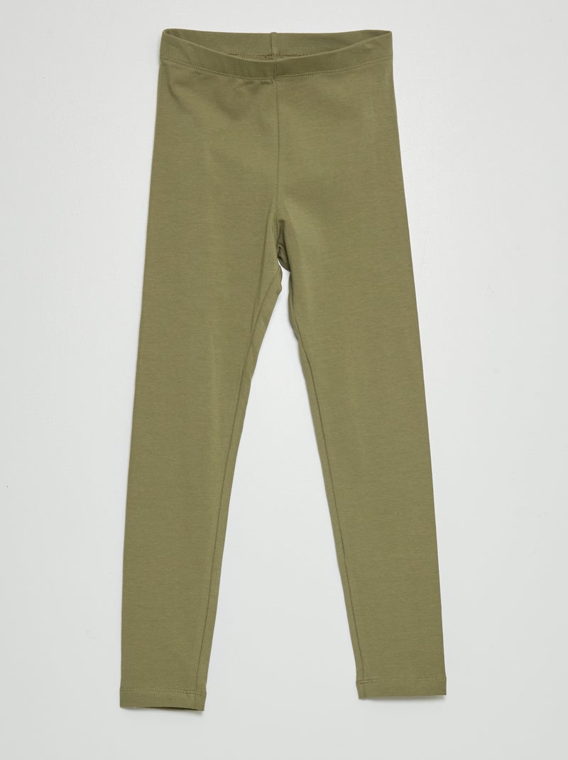 Legging largo y elástico KAKI - Kiabi