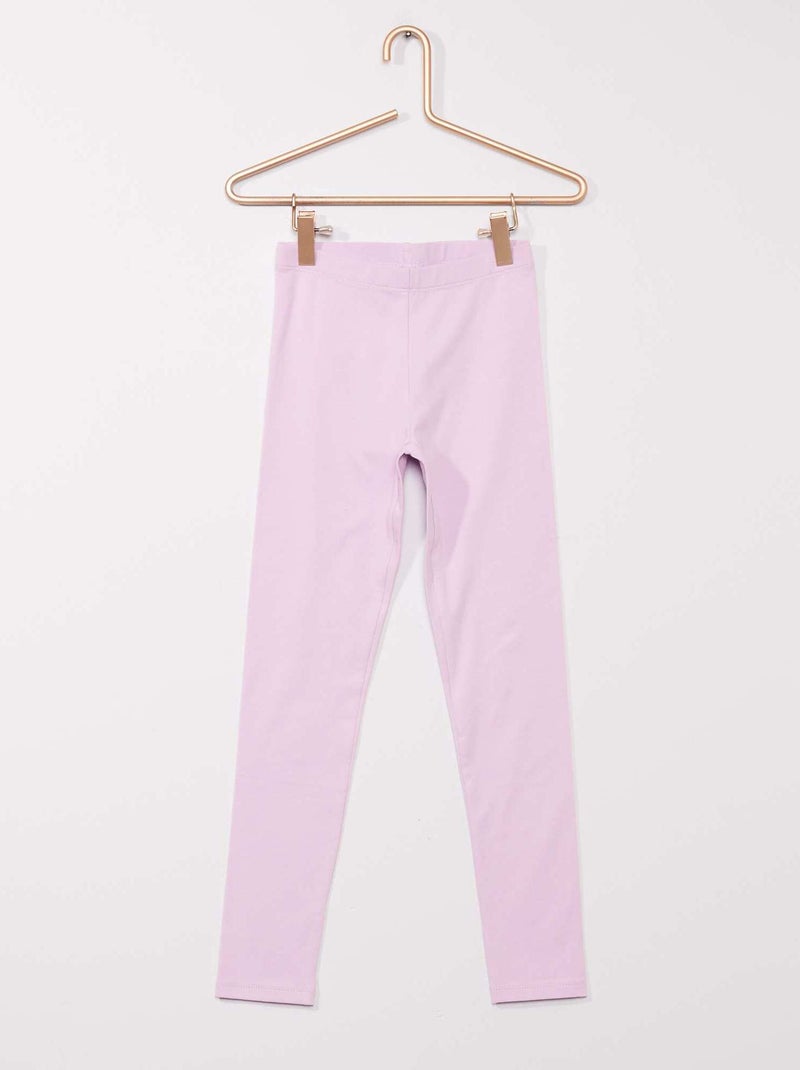 Legging largo y elástico malva claro - Kiabi