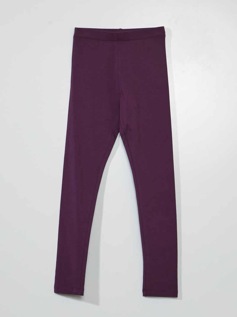 Legging largo y elástico MARRON - Kiabi