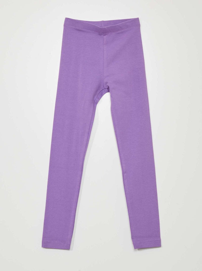 Legging largo y elástico PURPURA - Kiabi