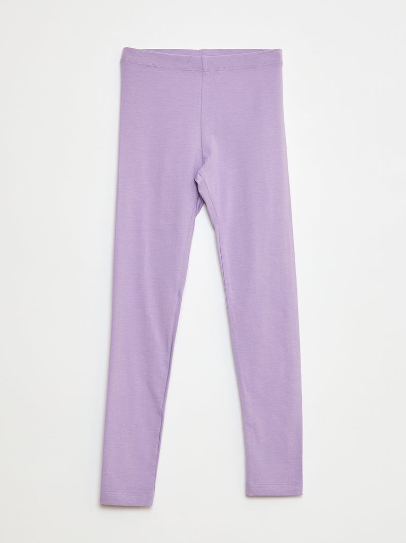 Legging largo y elástico Purpura - Kiabi