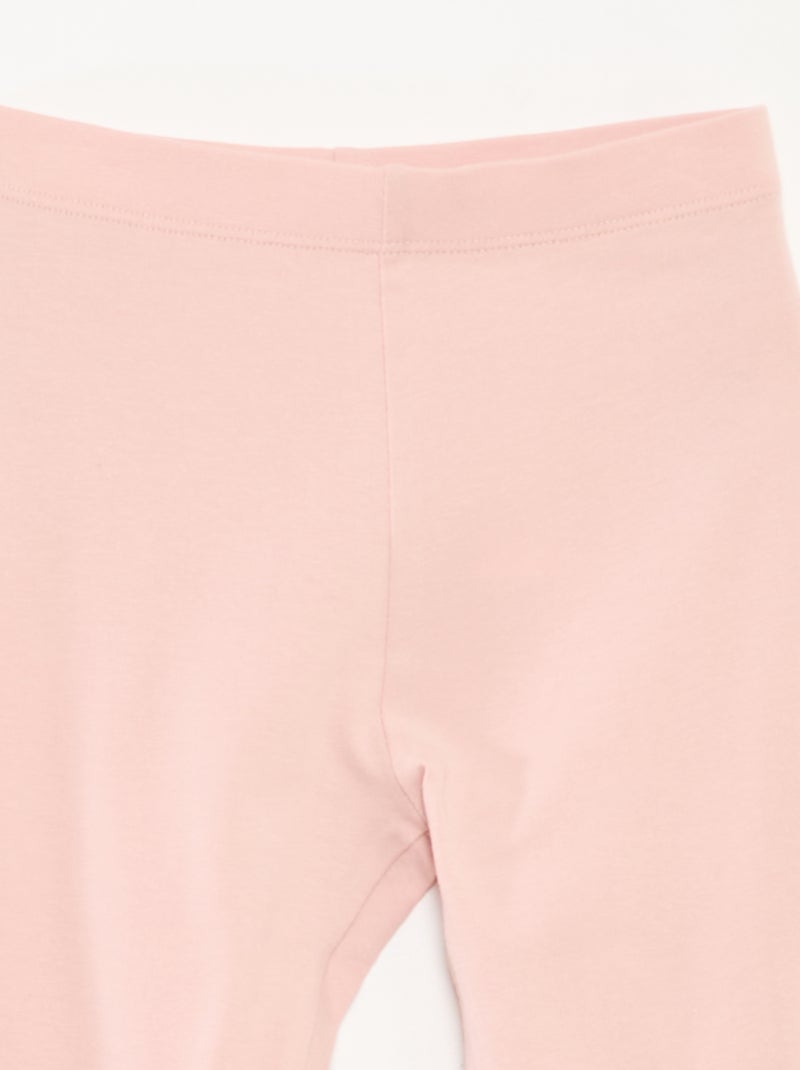 Legging largo y elástico Rosa - Kiabi
