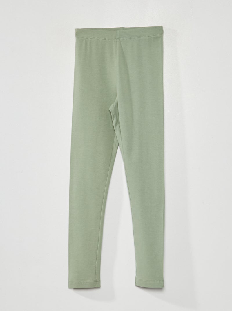 Legging largo y elástico VERDE - Kiabi