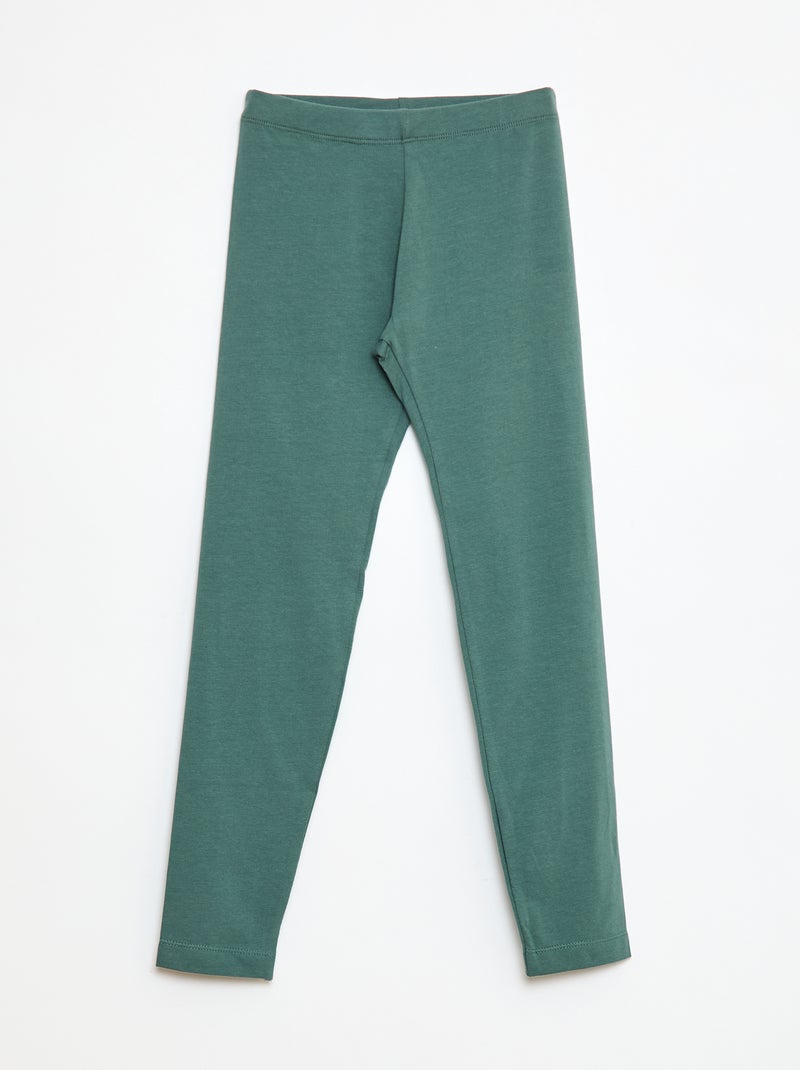 Legging largo y elástico Verde - Kiabi