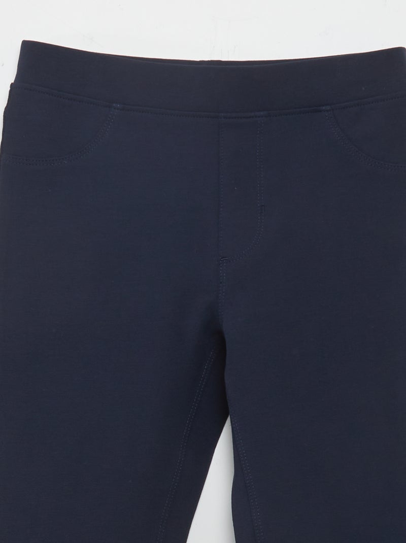 Legging liso azul - Kiabi