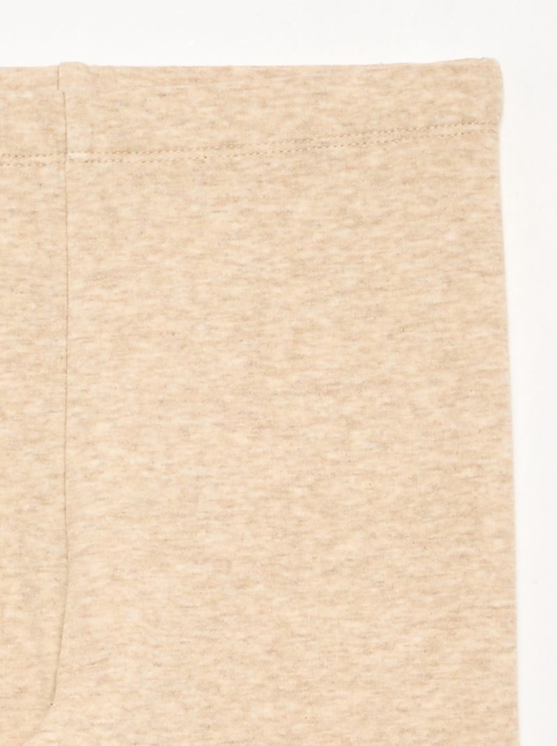 Legging liso Beige - Kiabi
