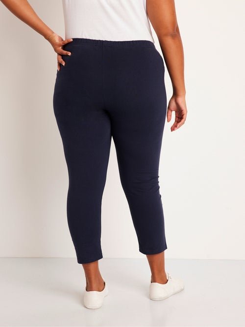 Legging liso corto con cinturilla elástica - Afibel - Kiabi