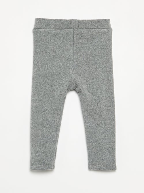 Legging liso de punto perchado - Kiabi Legging liso de punto perchado - Kiabi