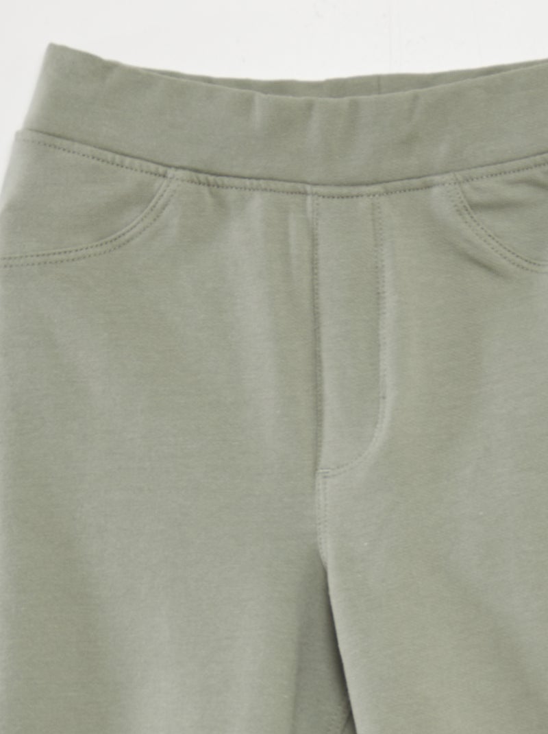 Legging liso gris - Kiabi
