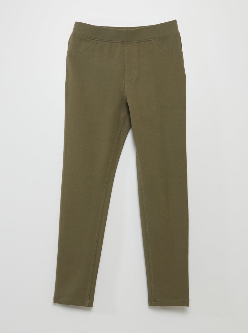Legging liso KAKI - Kiabi
