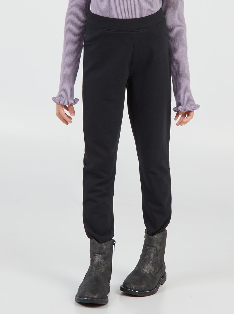 Legging liso negro - Kiabi