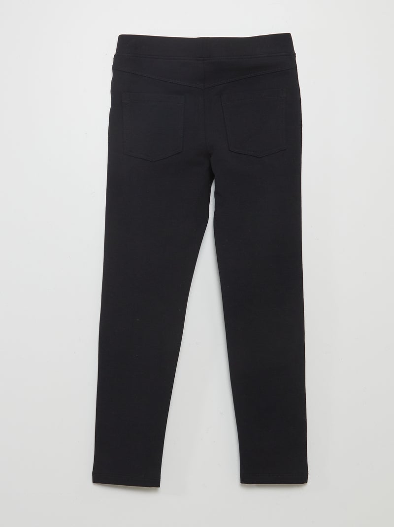 Legging liso negro - Kiabi