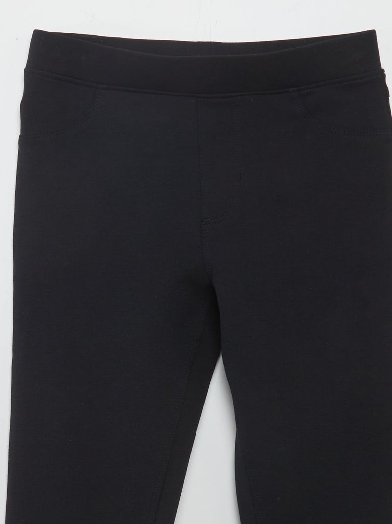 Legging liso negro - Kiabi