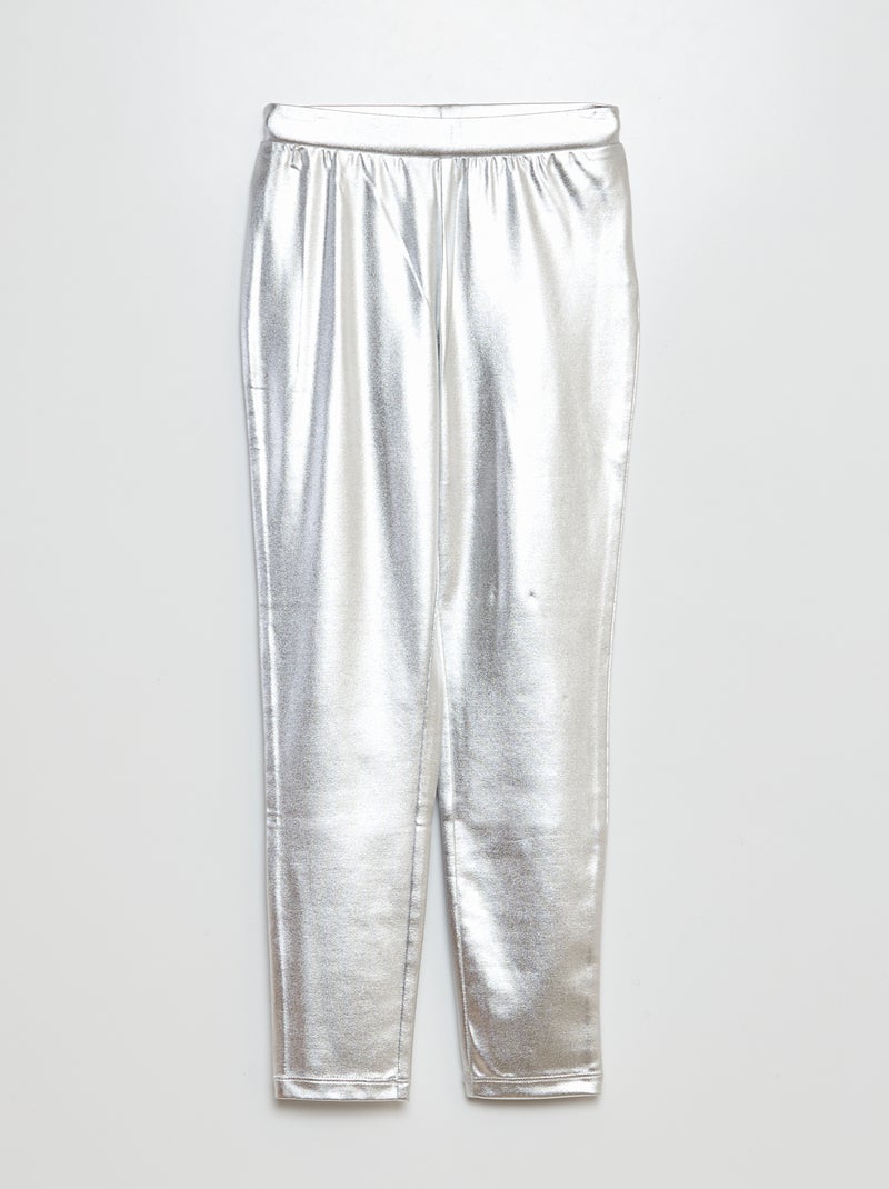 Legging metalizado GRIS - Kiabi