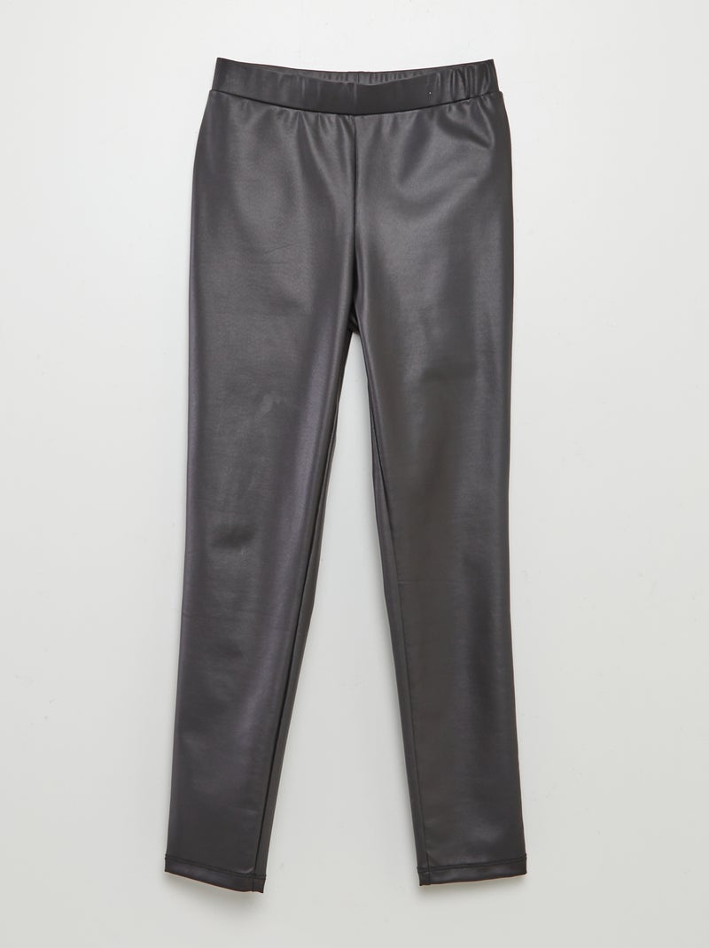 Legging metalizado negro - Kiabi