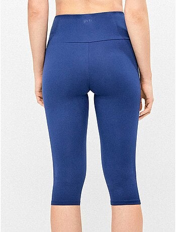 Legging pirata moldeador, cintura doble y microperforado