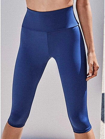Legging pirata moldeador, cintura doble y microperforado