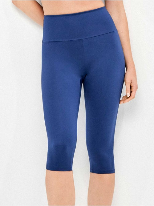 Legging pirata moldeador, cintura doble y microperforado - Kiabi Legging pirata moldeador, cintura doble y microperforado - Kiabi