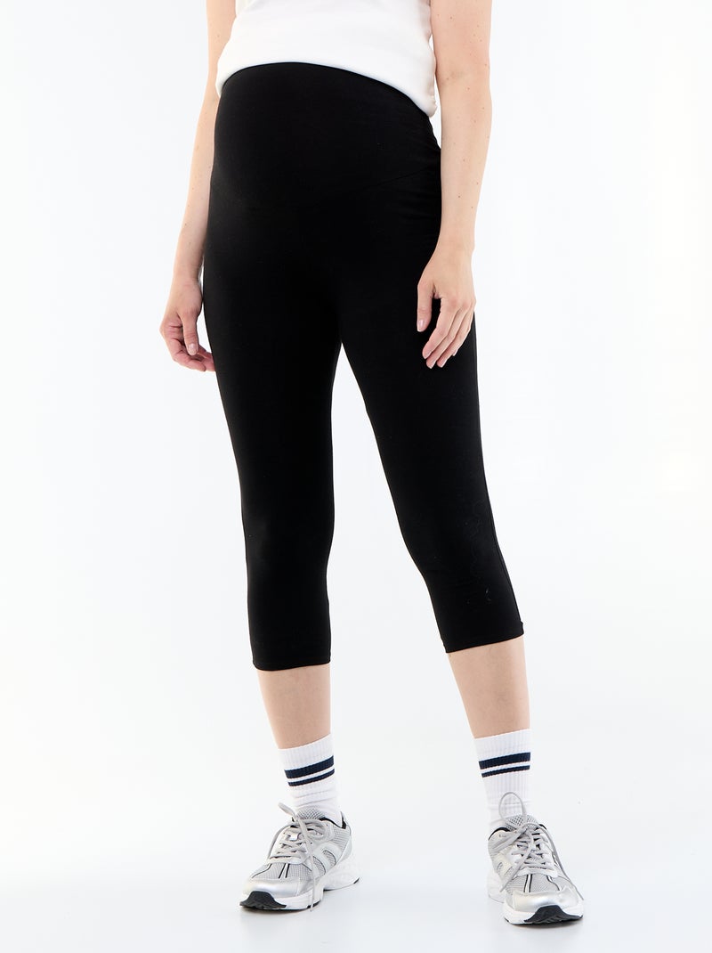 Legging premamá 7/8 Negro - Kiabi
