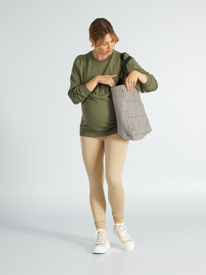 Legging premamá BEIGE - Kiabi