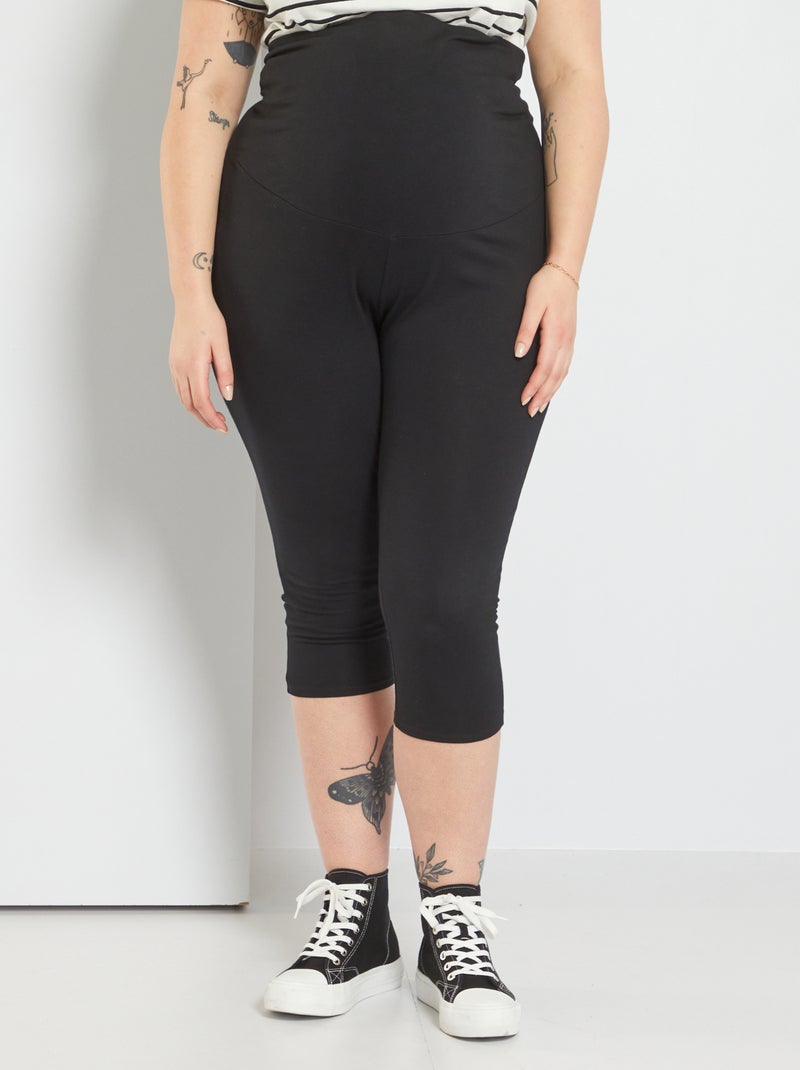 Legging premamá corto Negro - Kiabi