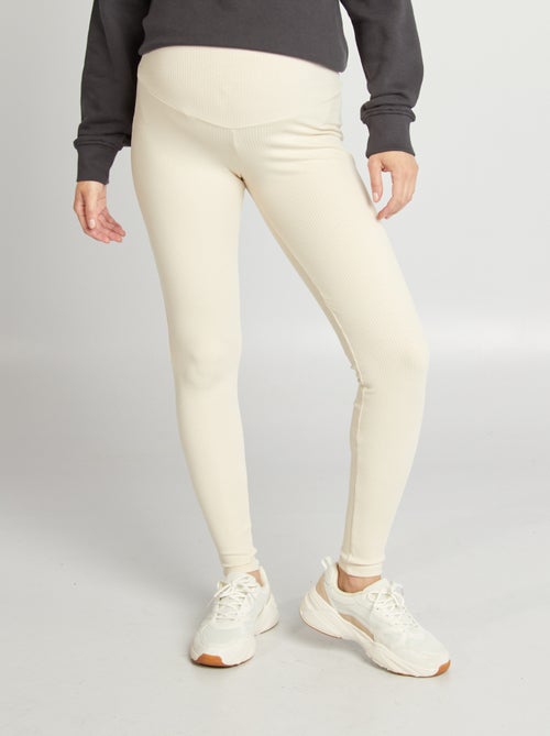 Legging premamá de canalé - Kiabi