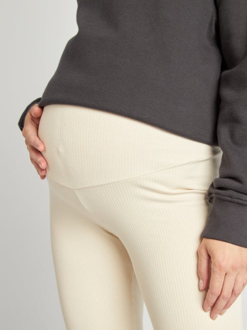 Legging premamá de canalé - Kiabi
