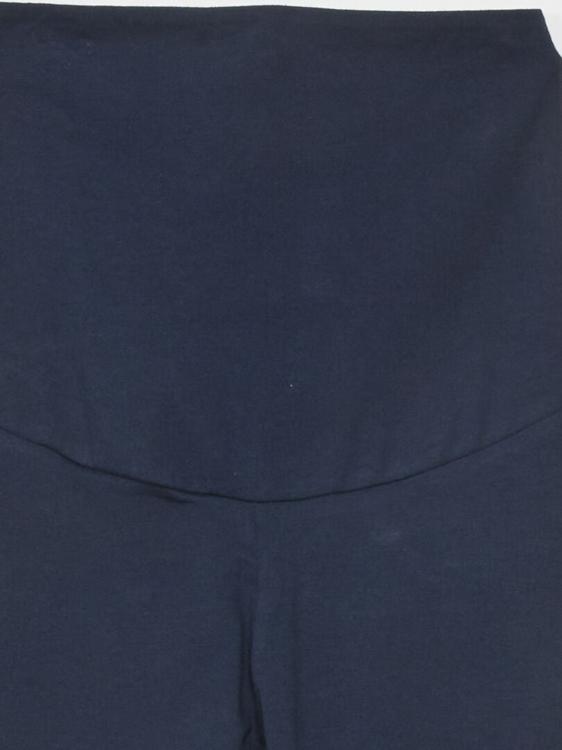 Legging premamá de punto elástico AZUL - Kiabi