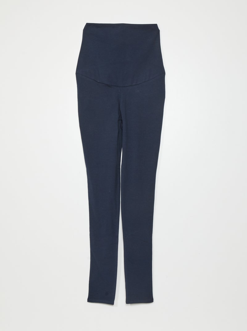 Legging premamá de punto elástico AZUL - Kiabi