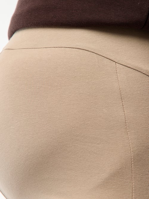 Legging premamá largo de punto liso - Kiabi