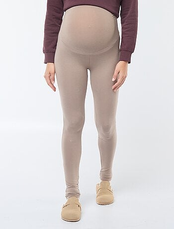 Legging premamá largo de punto liso