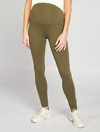 Legging premamá largo de punto liso