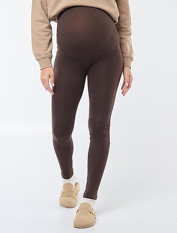 Legging premamá largo de punto liso
