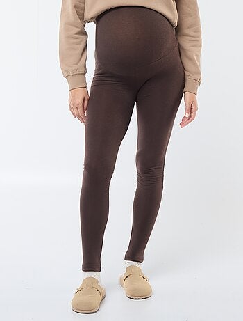 Legging premamá largo de punto liso