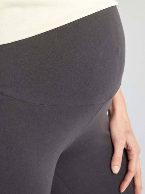 Legging premamá largo de punto liso - Kiabi