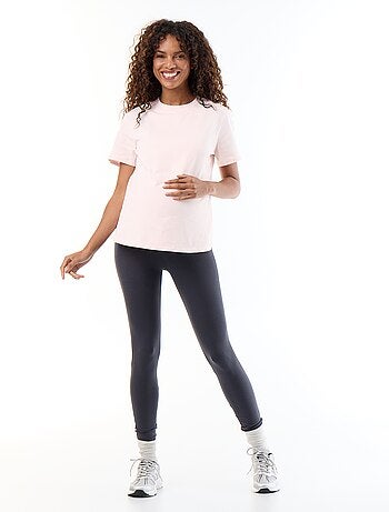 Legging premamá largo de punto liso