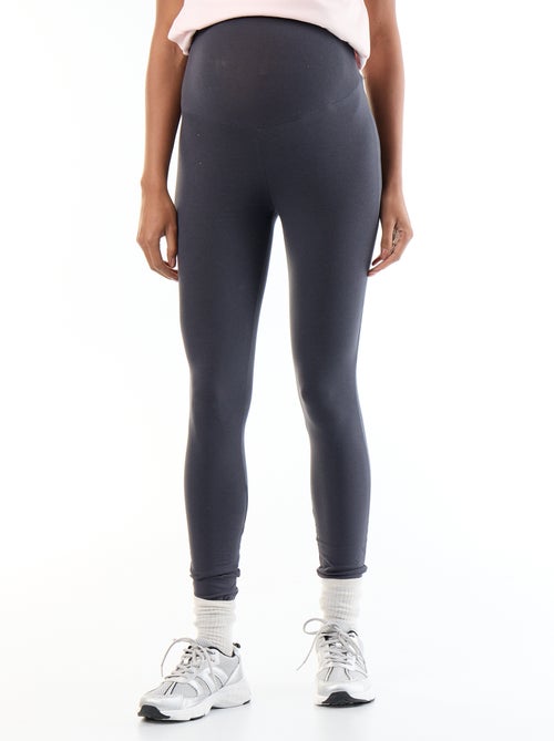 Legging premamá largo en punto liso - Kiabi Legging premamá largo en punto liso - Kiabi