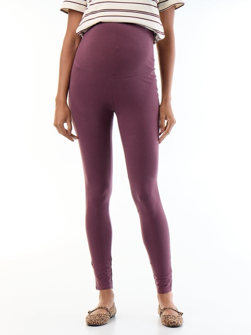 Legging premamá largo en punto liso - Kiabi Legging premamá largo en punto liso - Kiabi