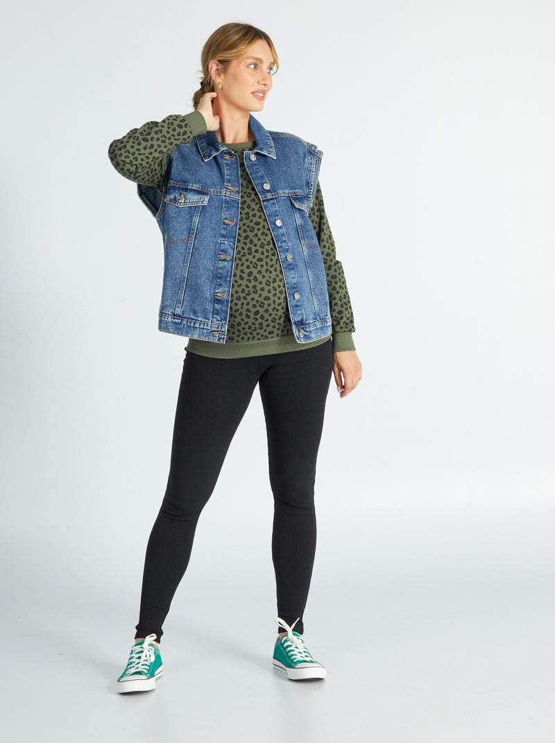 Legging premamá negro - Kiabi