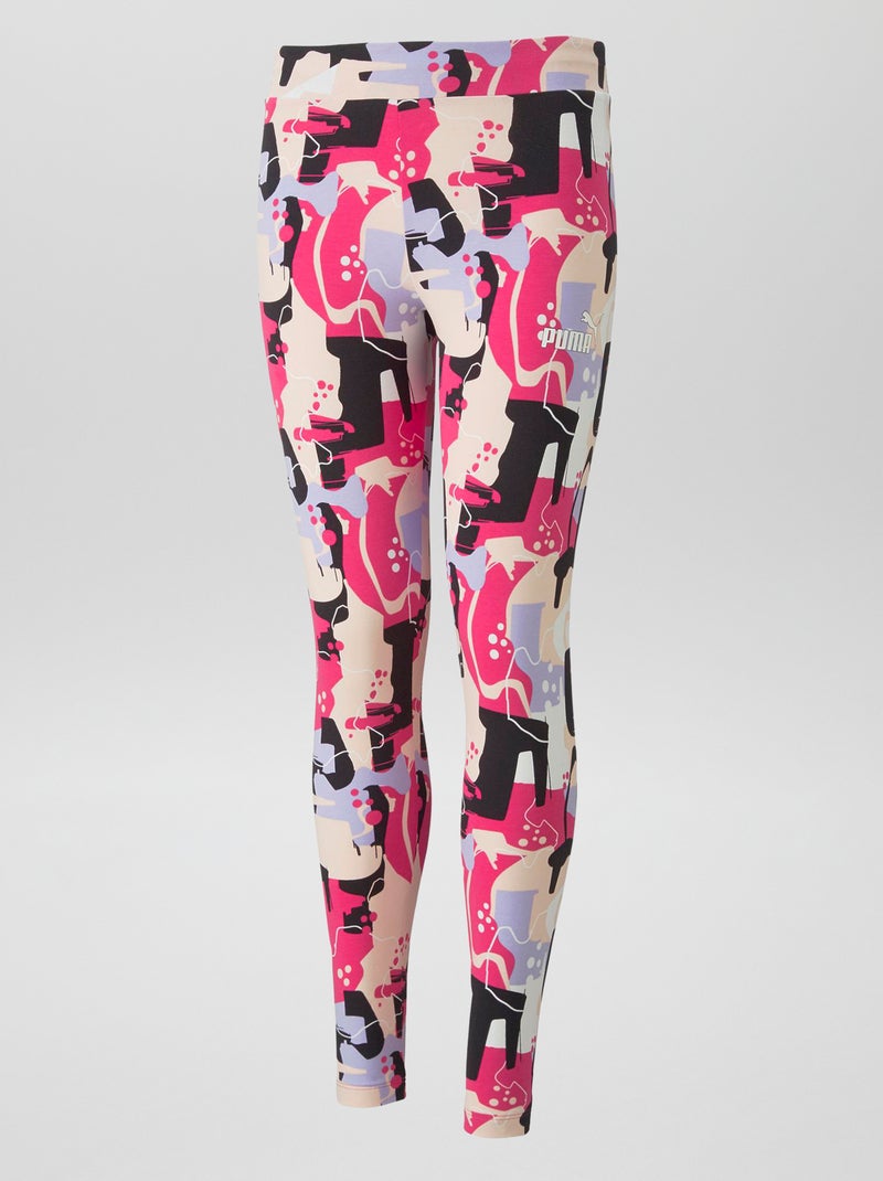 Legging 'Puma' con estampado gráfico ROSA - Kiabi