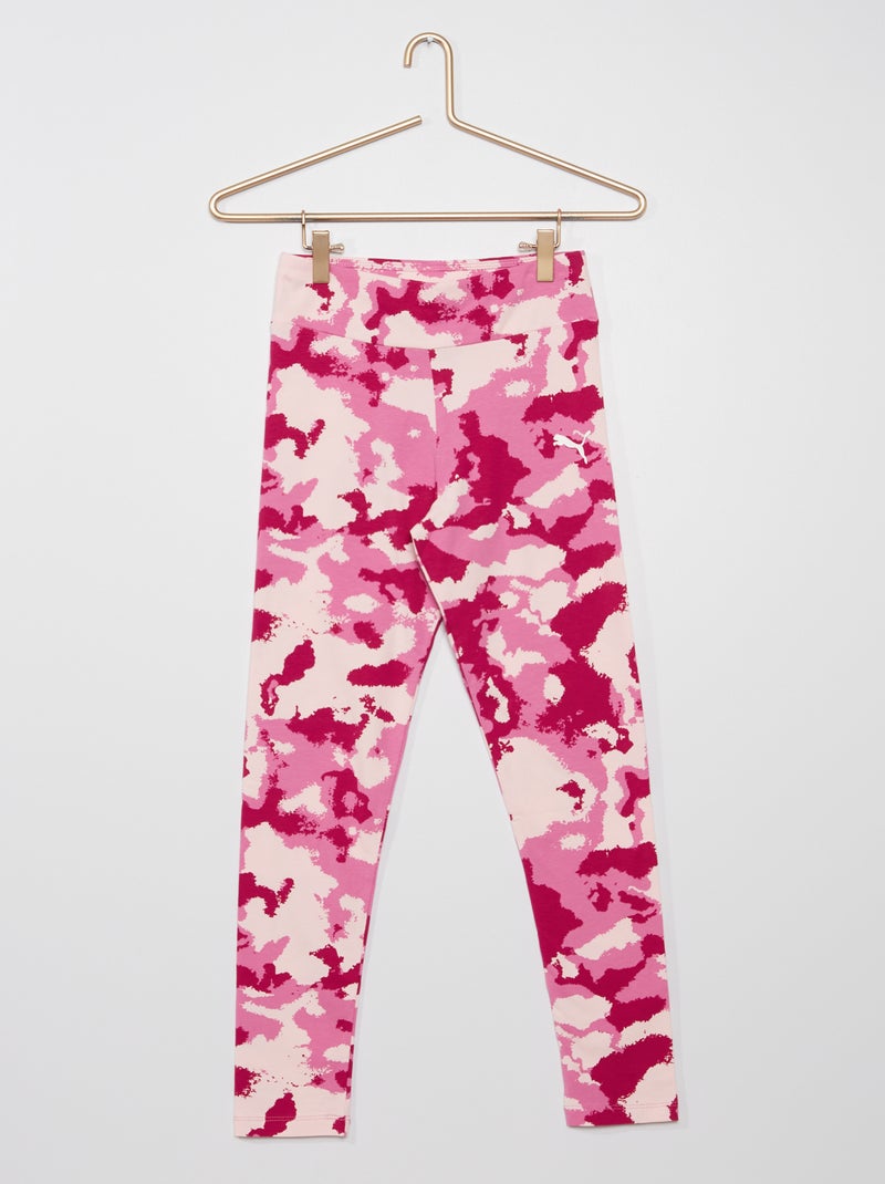 Legging 'Puma' de camuflaje ROSA - Kiabi