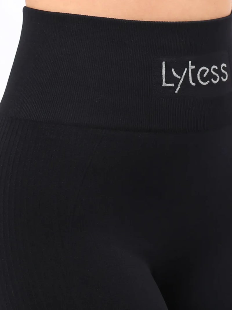 Legging reafirmante Yogafit Negro - Kiabi