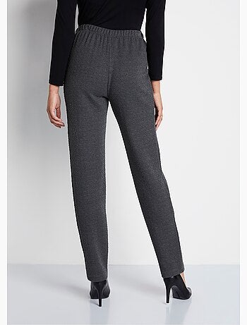 Legging recto con cinturilla elástica y lana. - Afibel