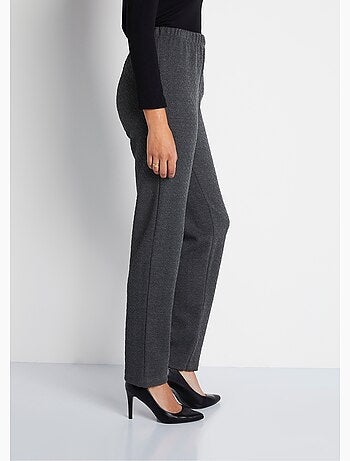 Legging recto con cinturilla elástica y lana. - Afibel