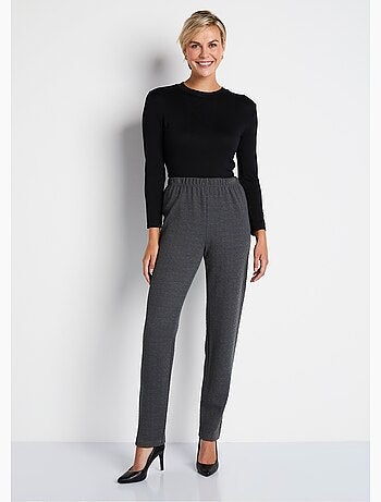 Legging recto con cinturilla elástica y lana. - Afibel