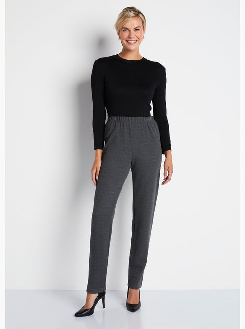 Legging recto con cinturilla elástica y lana. - Afibel - Kiabi