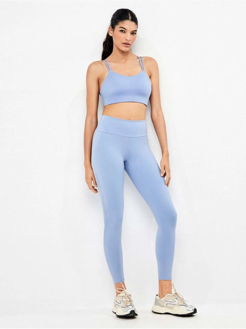 Legging tejido moldeador con cintura alta - Kiabi Legging tejido moldeador con cintura alta - Kiabi