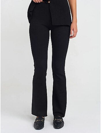 Leggings acampanados de tiro alto dilvin