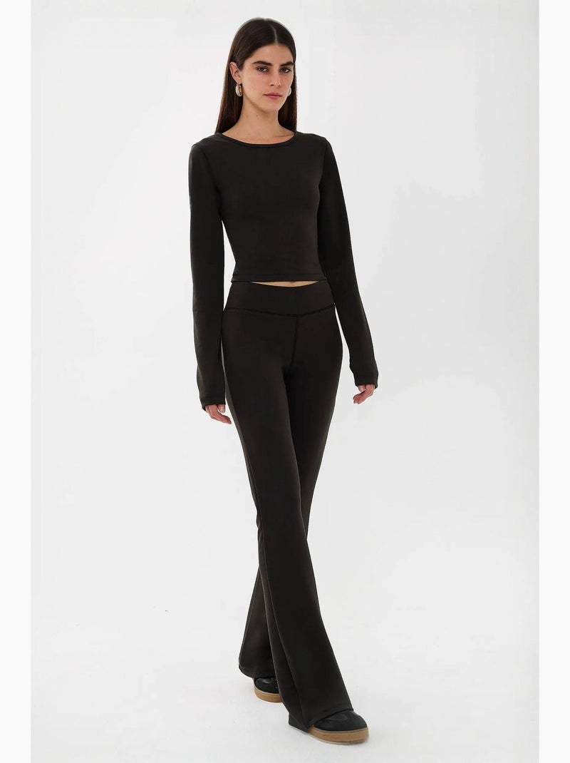 Leggings acampanados hiccup Negro - Kiabi